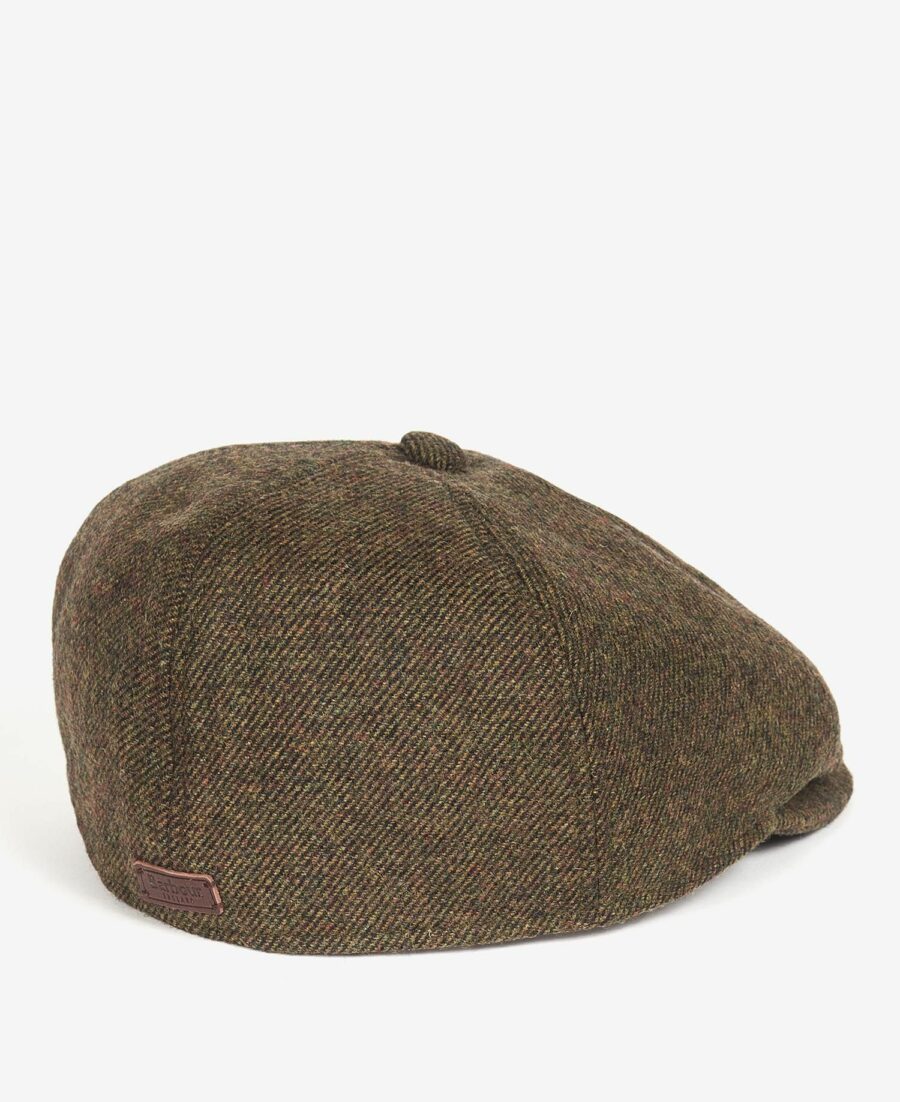 BARBOUR CLAYMORE BAKER BOY HAT-Olive Twill - Aston Bourne
