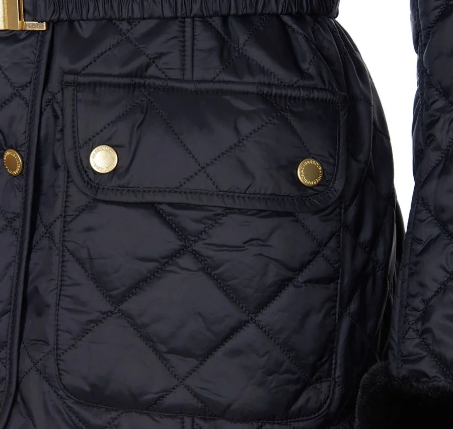 Barbour International Modern International Polarquilt-Black