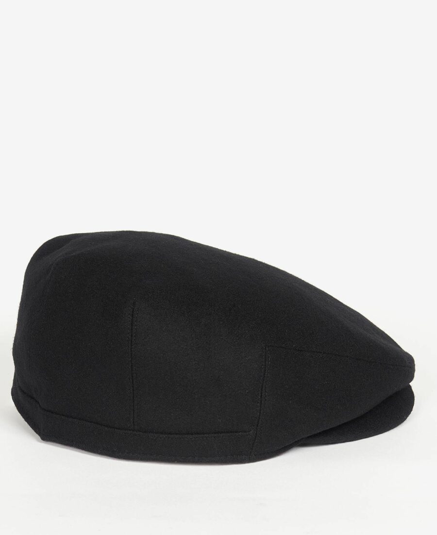 Barbour Redshore Flat Cap-Black