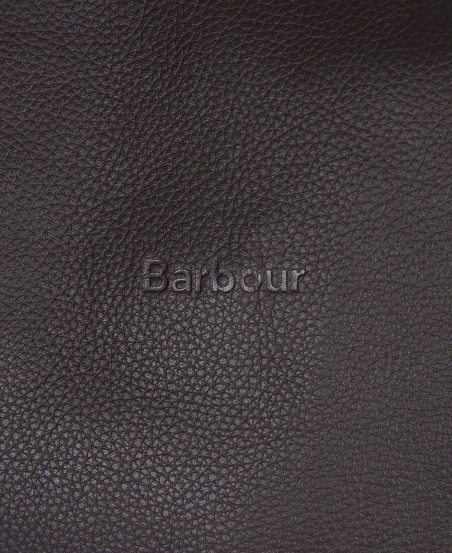 Barbour Leather Medium Travel Explorer Bag