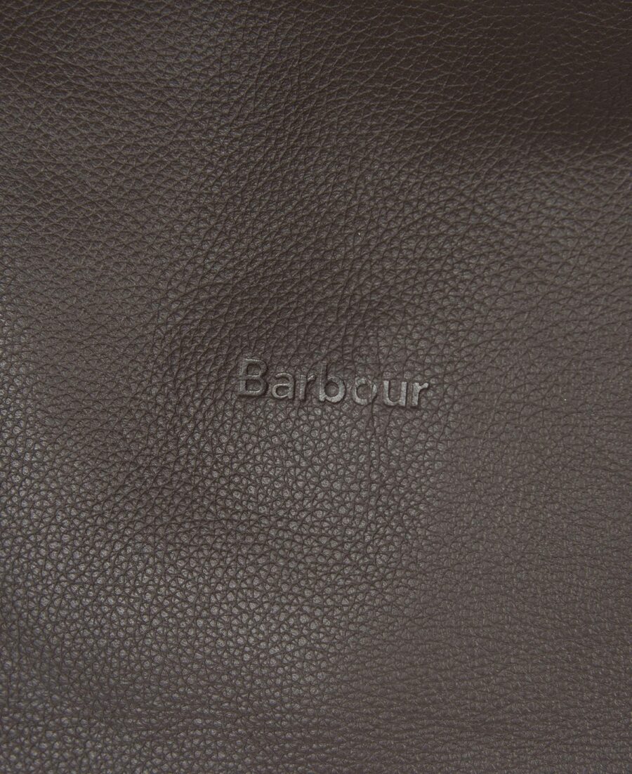 Barbour Leather Medium Travel Explorer Bag