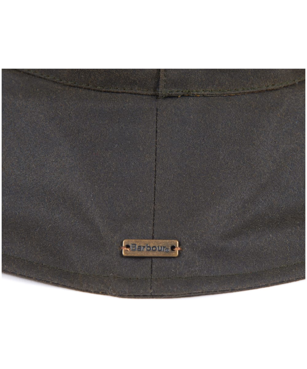 Barbour Brambling Wax Hat - Olive - S