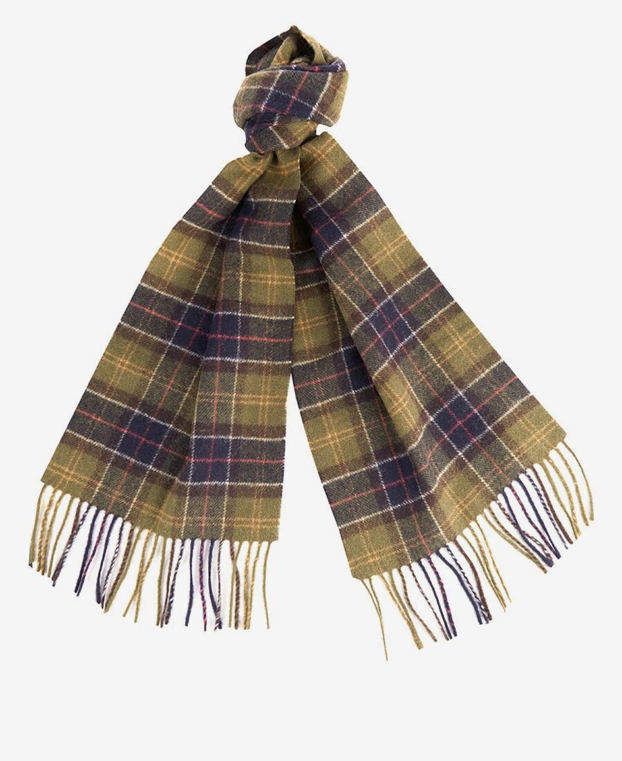 Barbour Tartan Lambswool Scarf-Classic Tartan