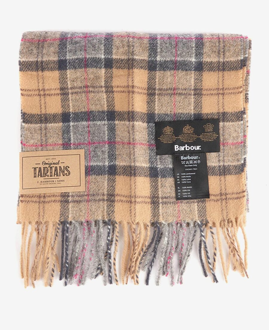 Barbour Tartan Lambswool Scarf-Dress