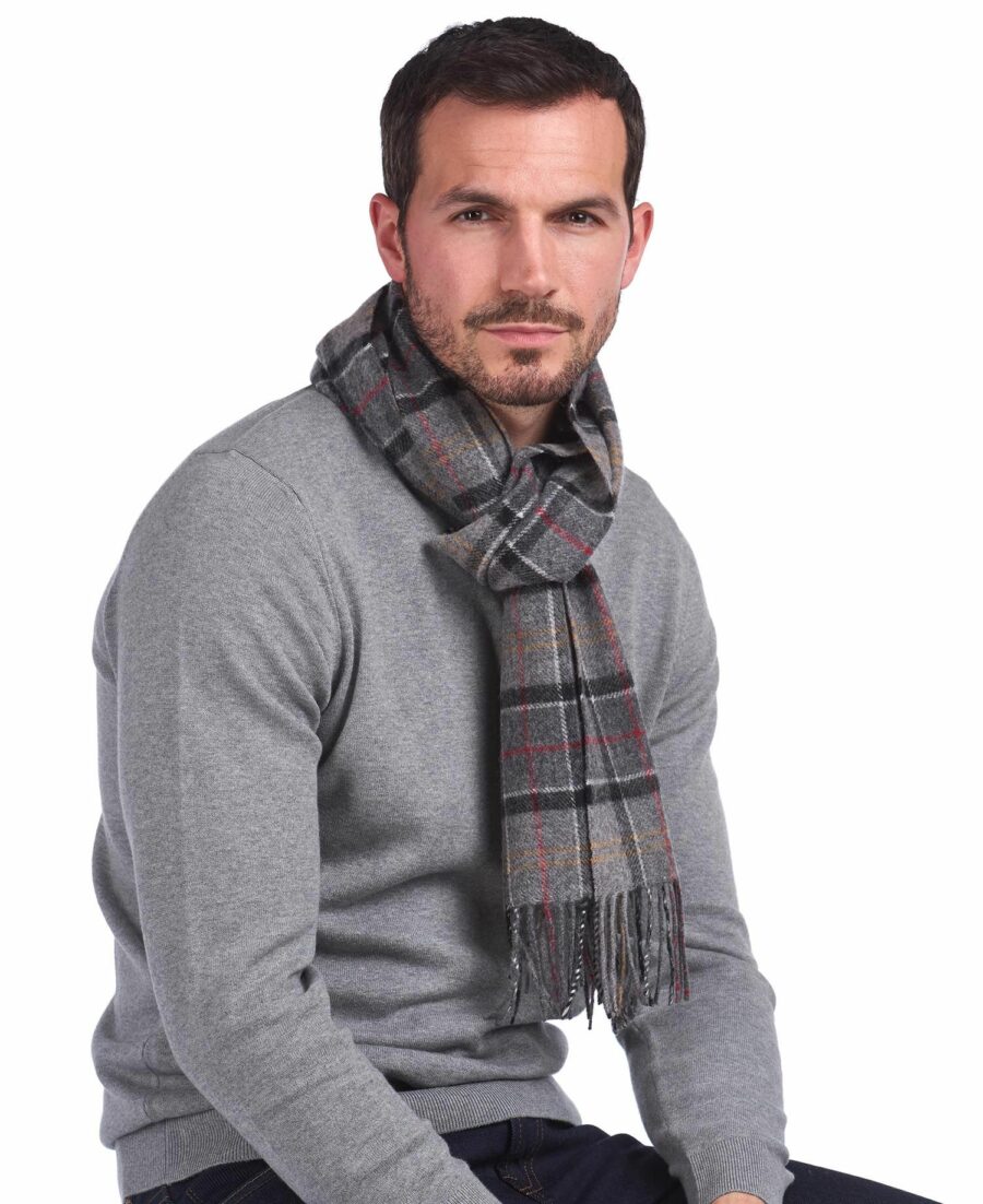 Barbour Tartan Lambswool Scarf-Modern Tartan