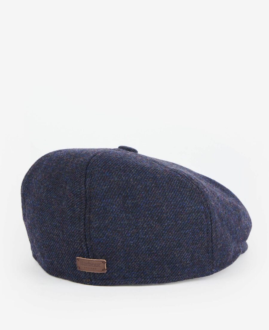 Barbour Claymore BakerBoy Hat-Navy