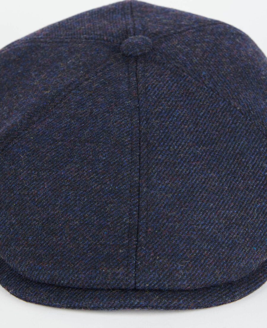 Barbour Claymore BakerBoy Hat-Navy