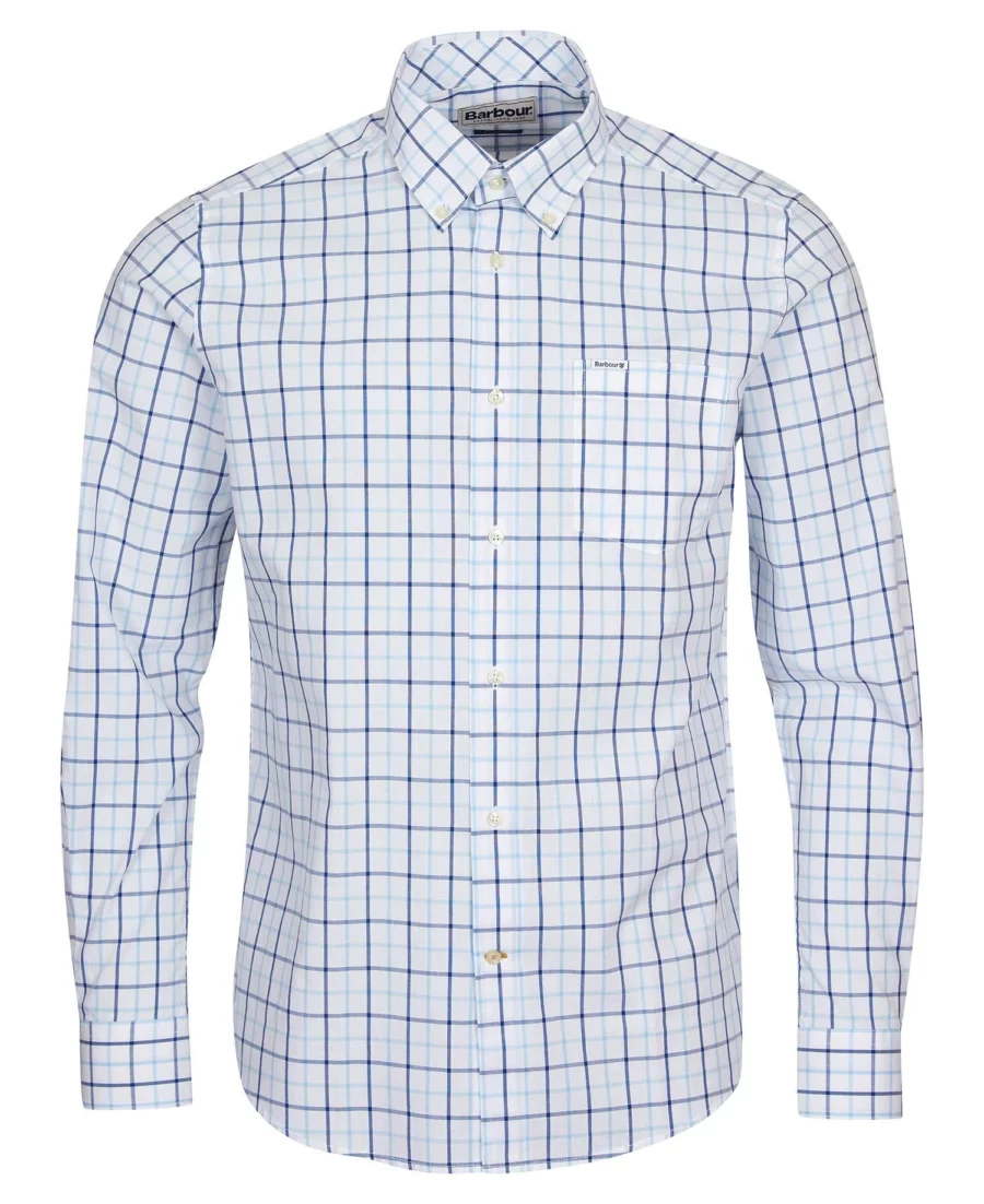 Barbour Bradwell Tailored Shirt-Blue