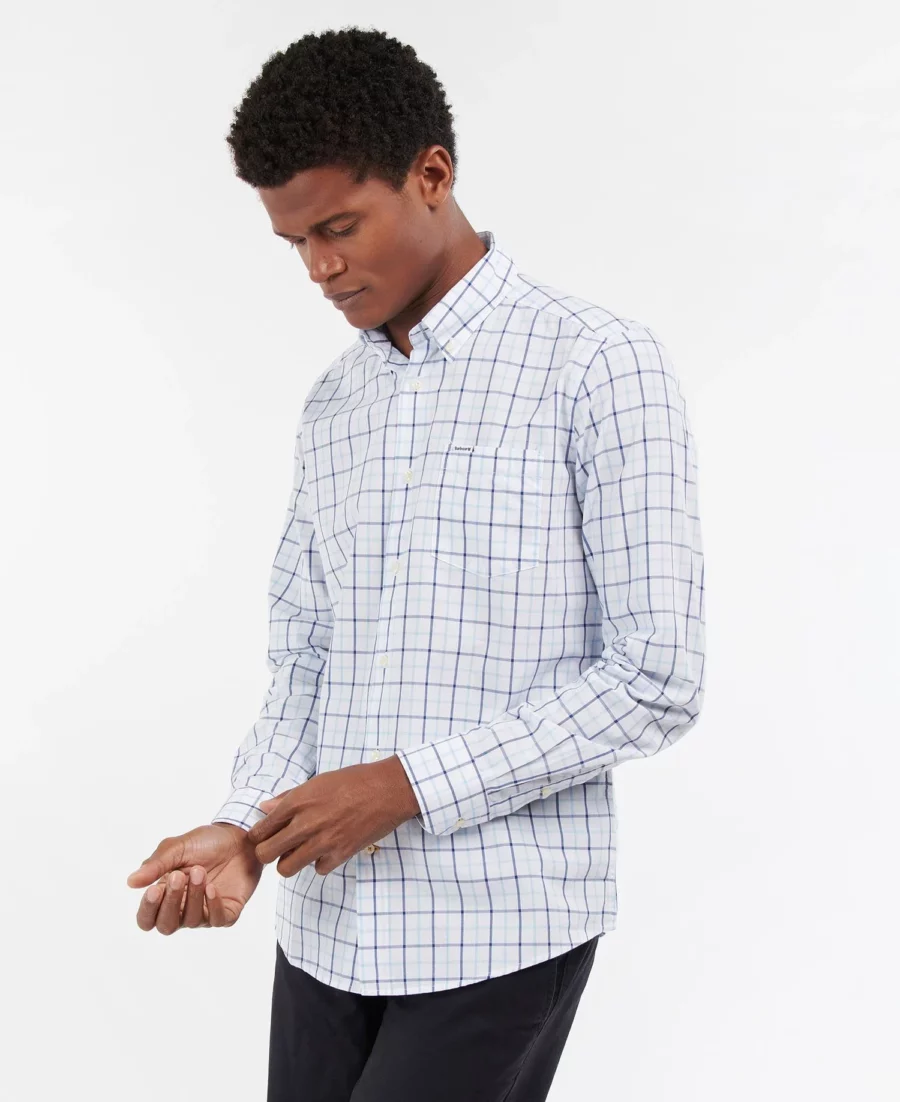 Barbour Bradwell Tailored Shirt-Blue