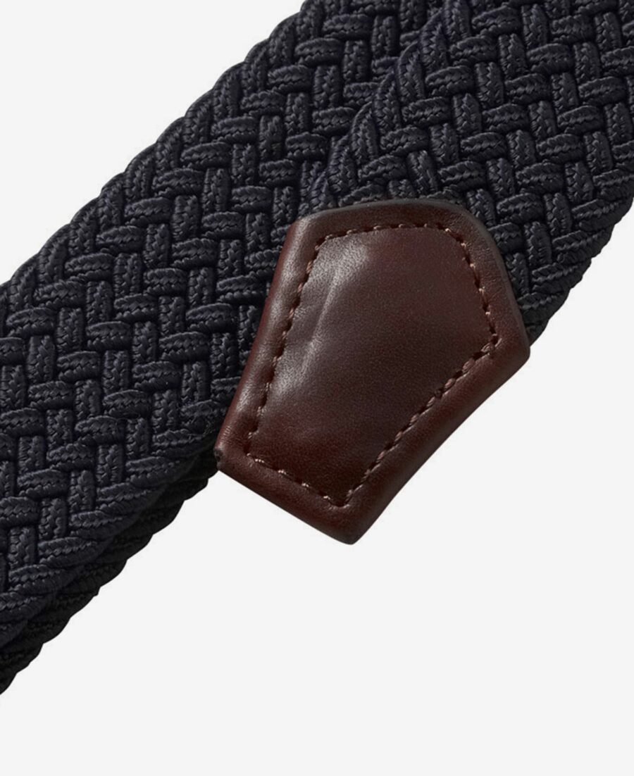 Barbour Stretch Webbing Belt-Navy