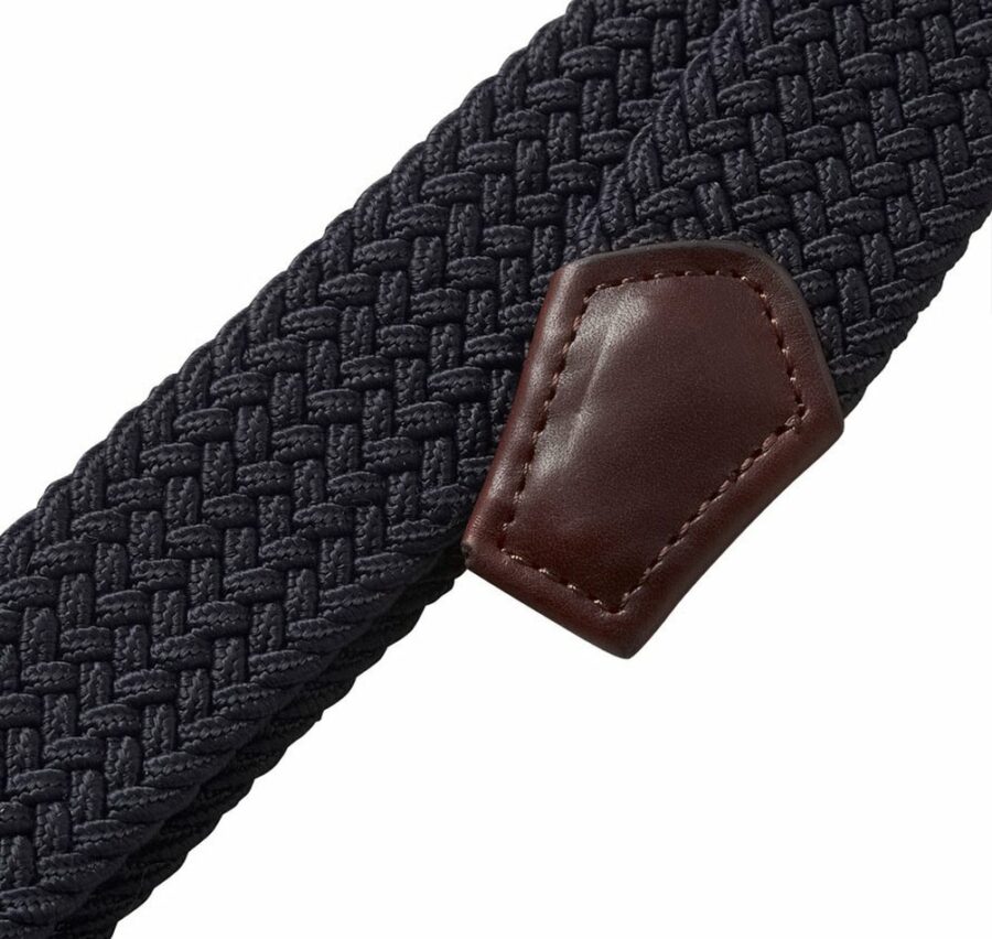 Barbour Stretch Webbing Belt-Navy