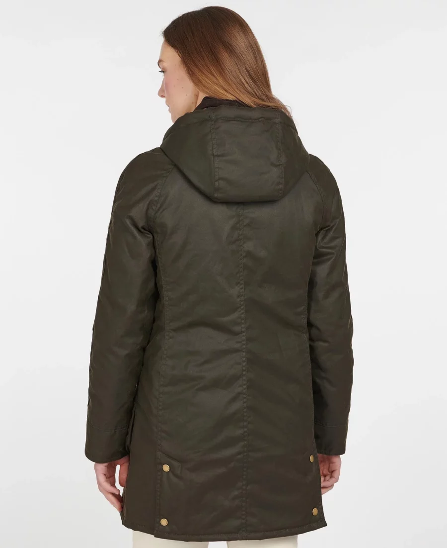 Barbour Bower Wax Jacket -Olive/Classic