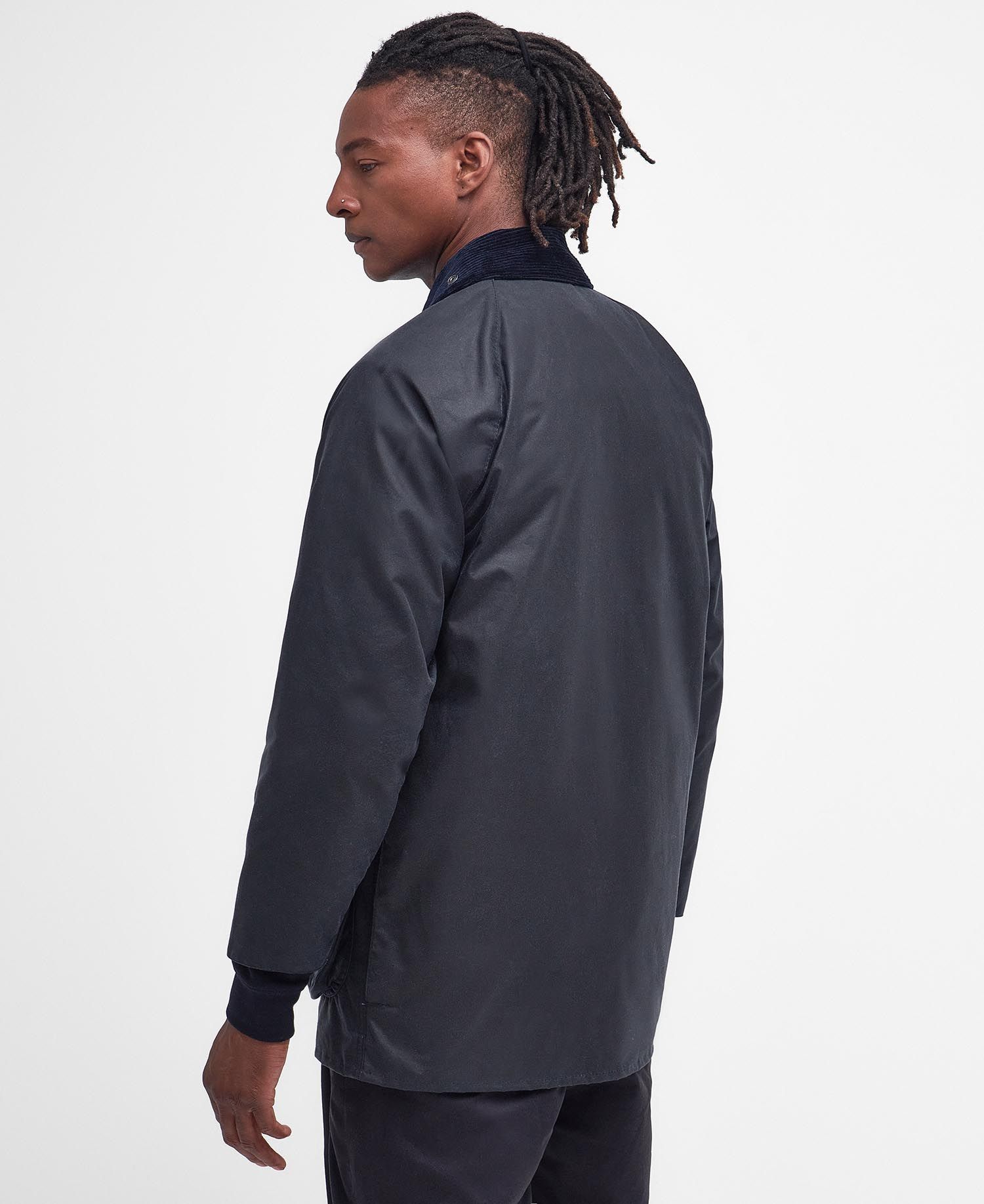 Barbour 40th Anniversary Beaufort Waxed Jacket-Navy - Aston Bourne