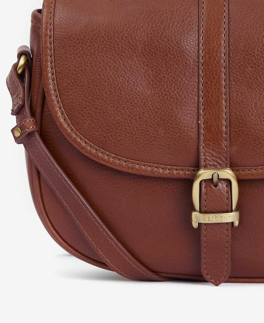 Barbour Laire Medium Saddle Bag-Classic Brown