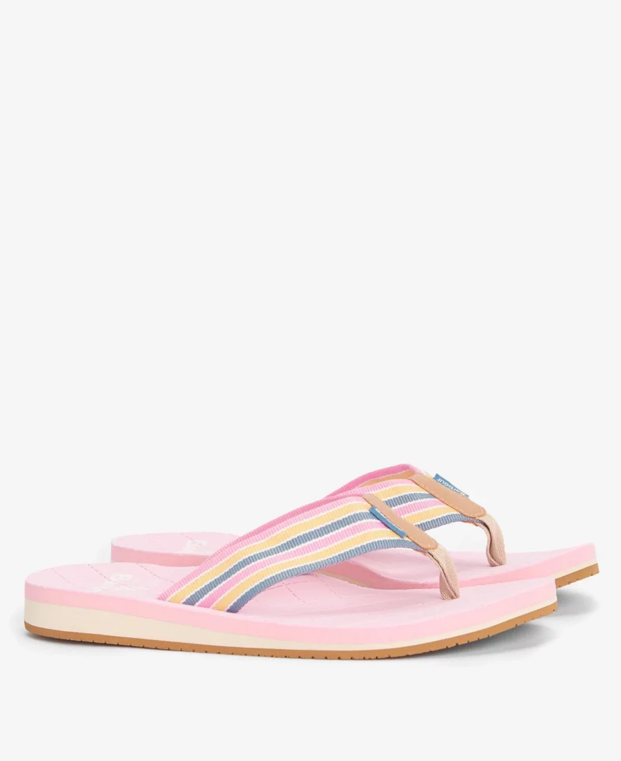 Barbour Seamills Sandals-Pink/Multi