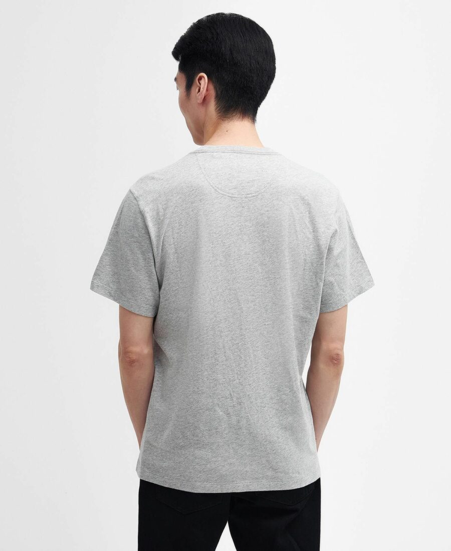 B.Intl Mount Cotton T-Shirt-Grey Marl