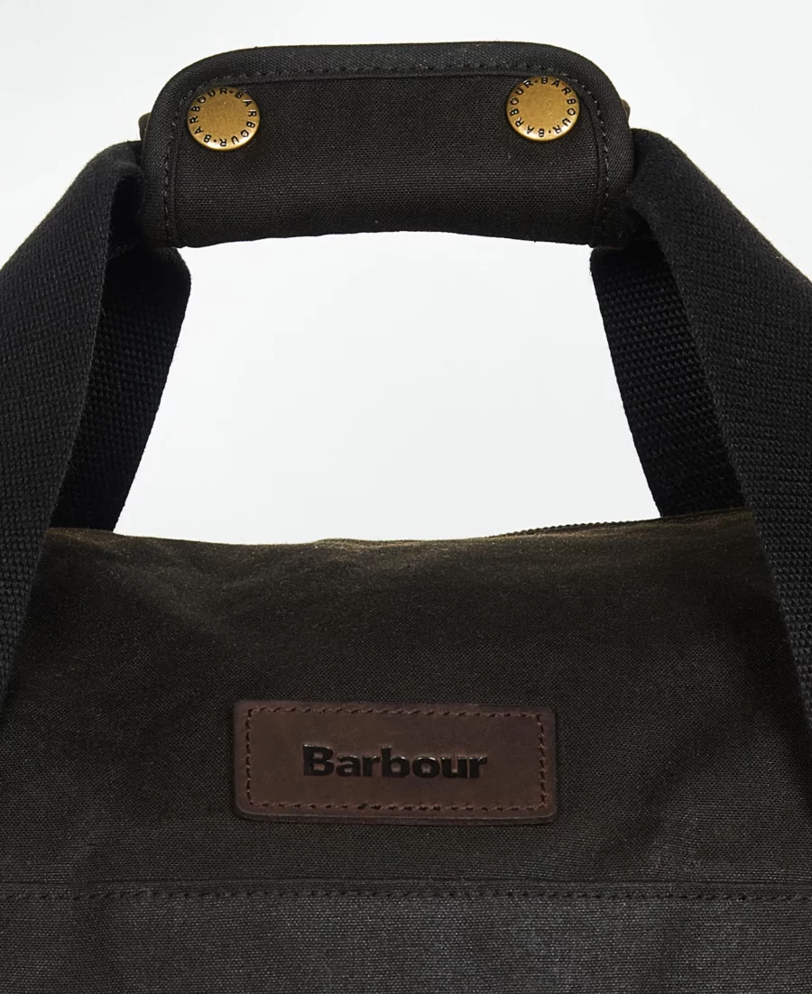Barbour Explorer Wax Duffle Bag-Olive