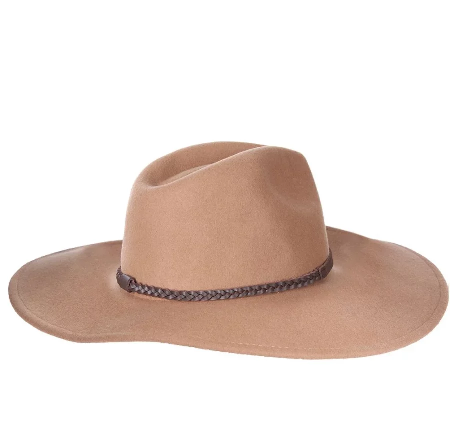 Barbour Tack Fedora Hat-Camel