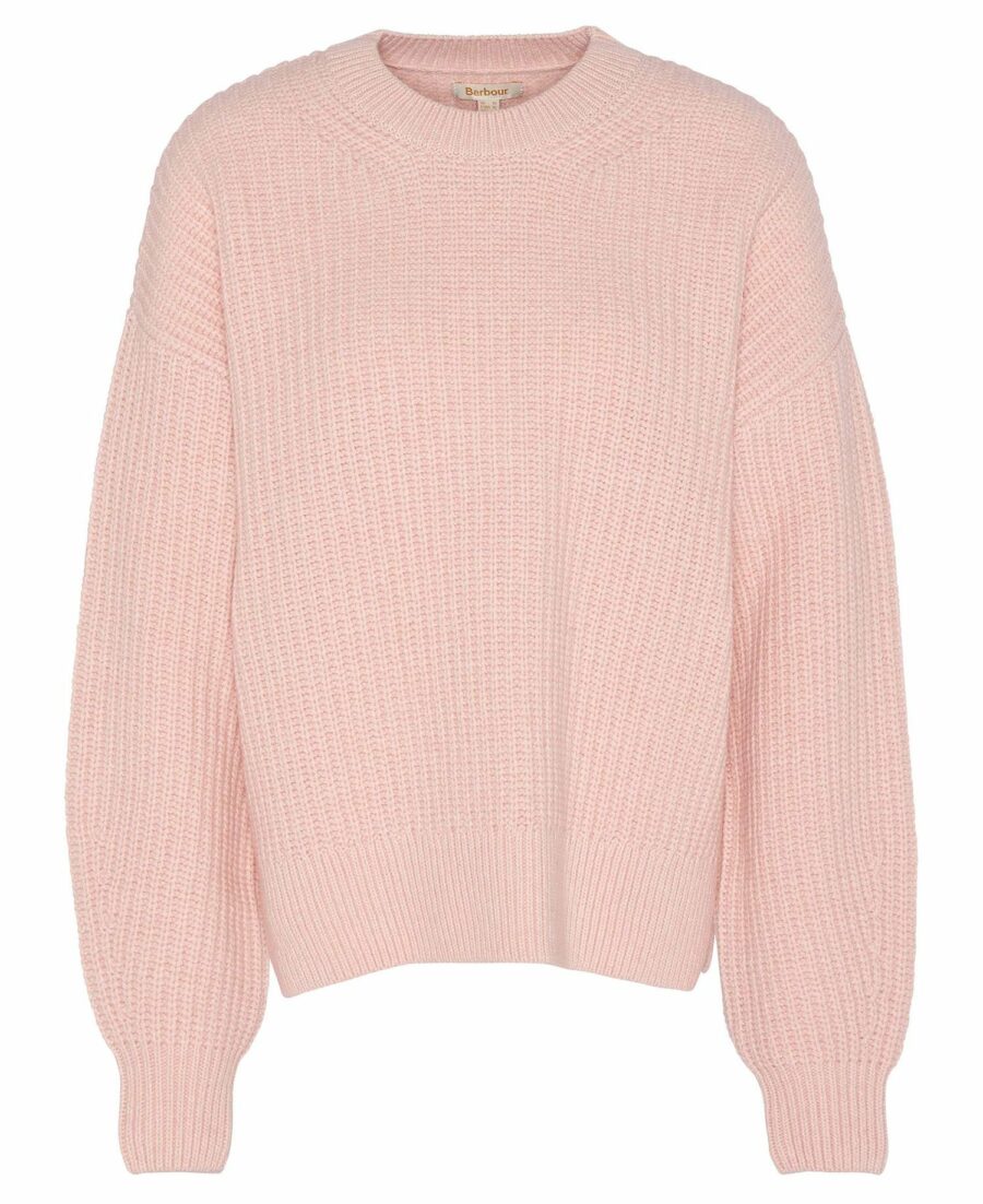 Barbour Scarlett Knitted Jumper- Mahogany Rose