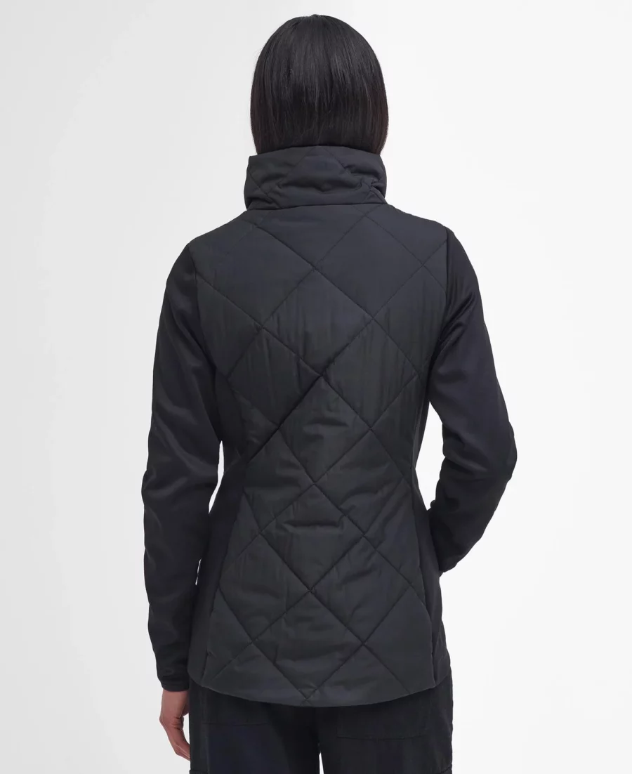 B.Intl Rubins Quilted Sweater Jacket-Black