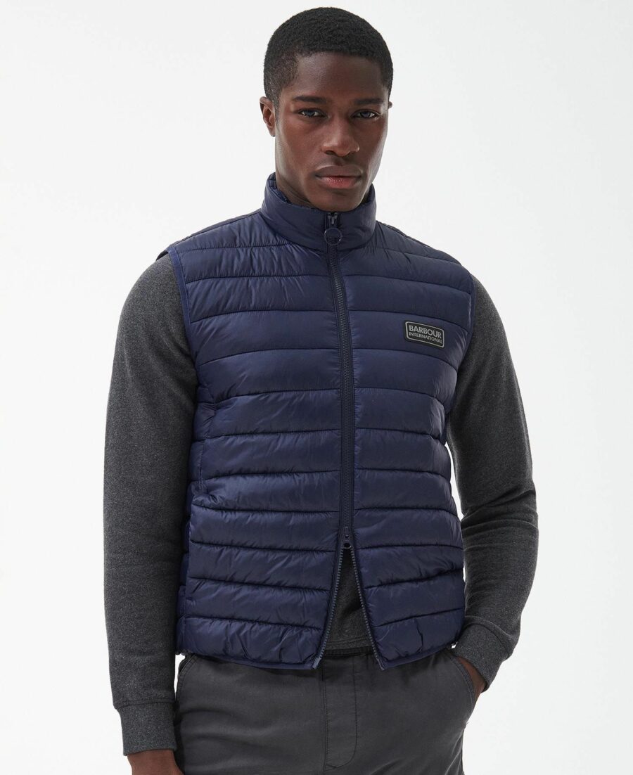 Men's Barbour International Tourer Reed Gilet-Night Sky