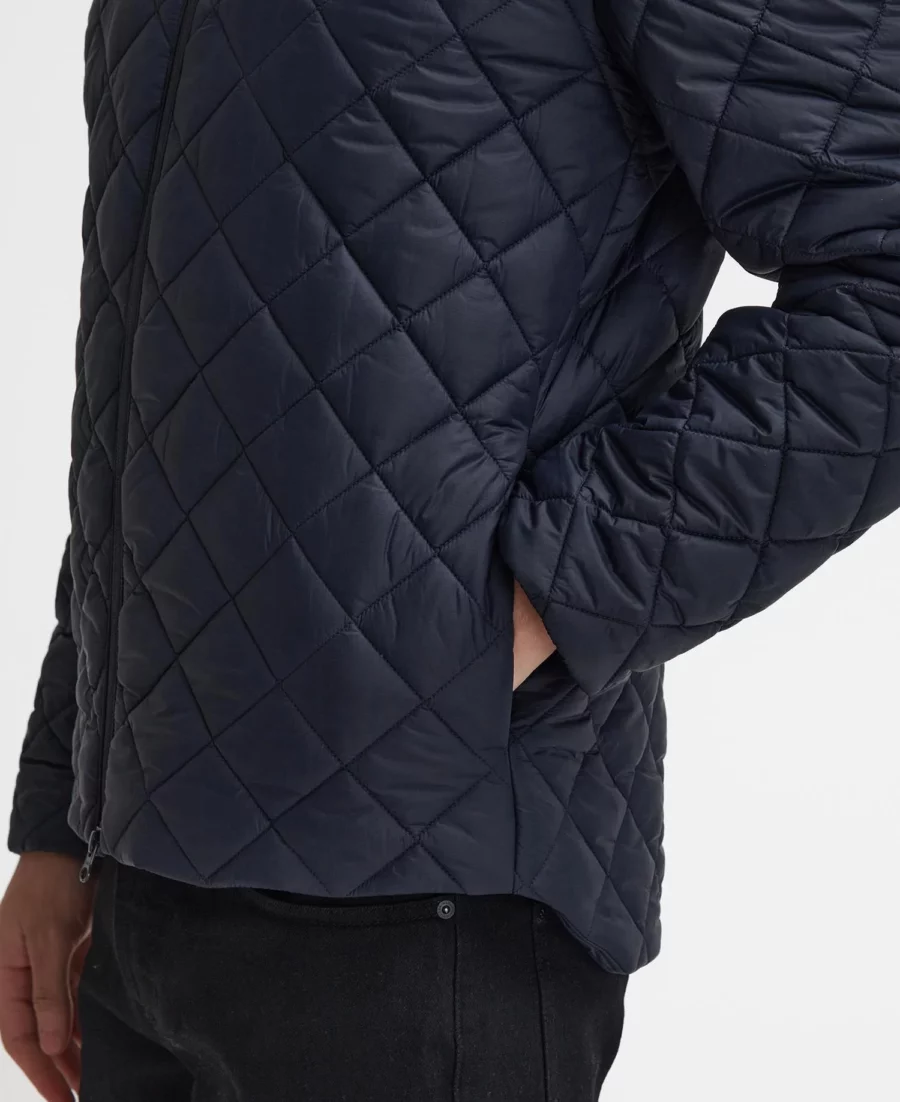 Barbour International Ariel Box Quilted Jacket-Dark Navy