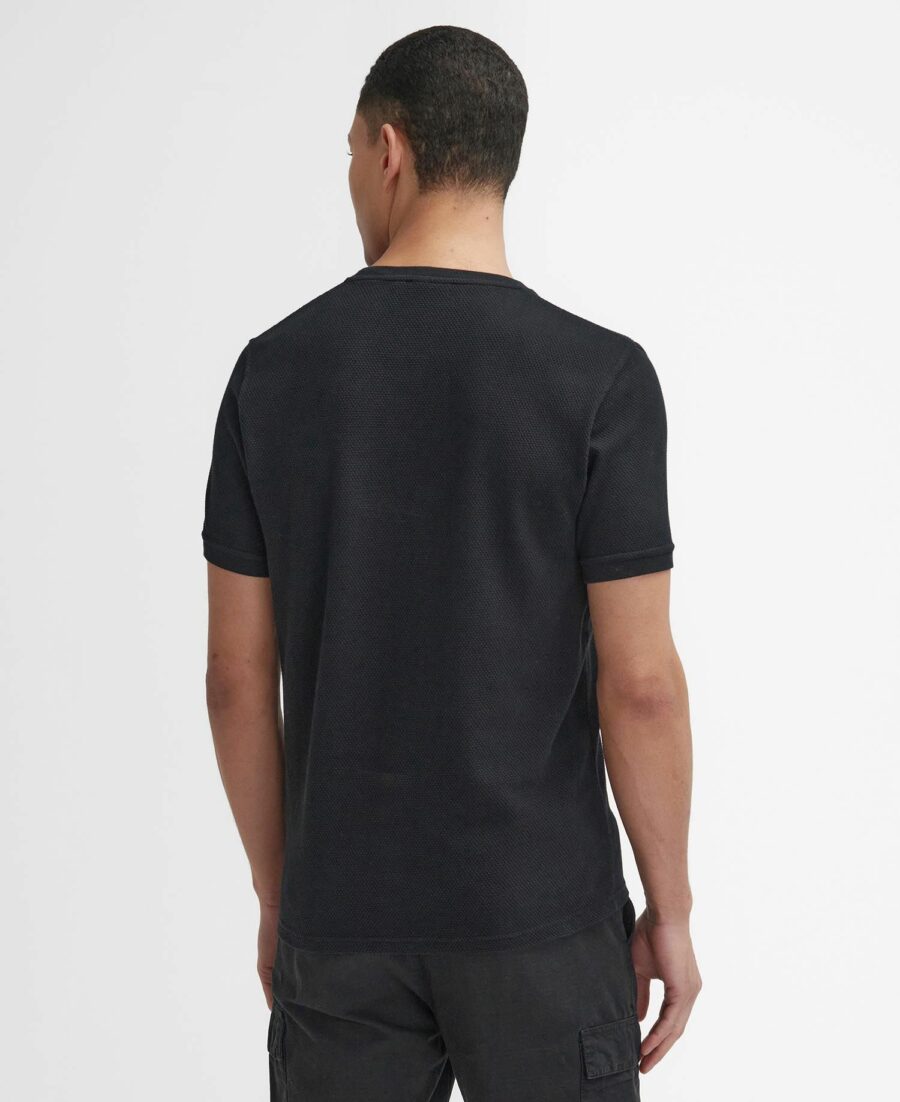 Barbour International Albury Textured T-Shirt-Black