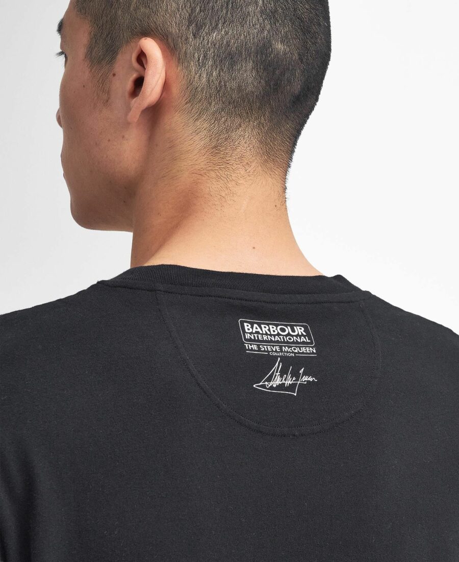 Barbour International Lucas Graphic T-Shirt-Black