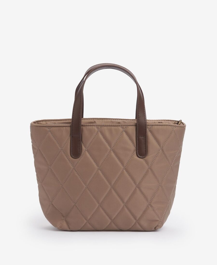 Barbour Quilted Mini Tote Bag- Sand Dune