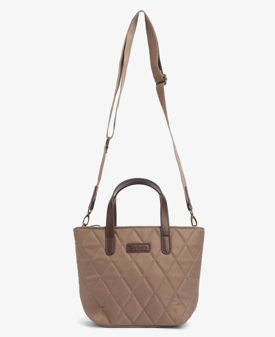 Barbour Quilted Mini Tote Bag- Sand Dune