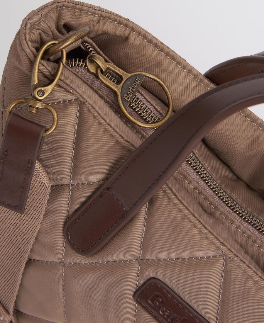 Barbour Quilted Mini Tote Bag- Sand Dune