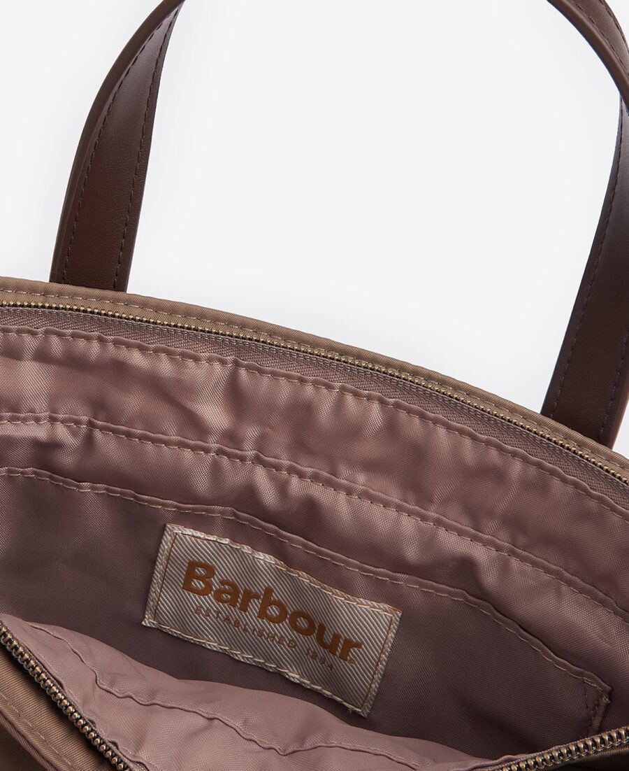 Barbour Quilted Mini Tote Bag- Sand Dune