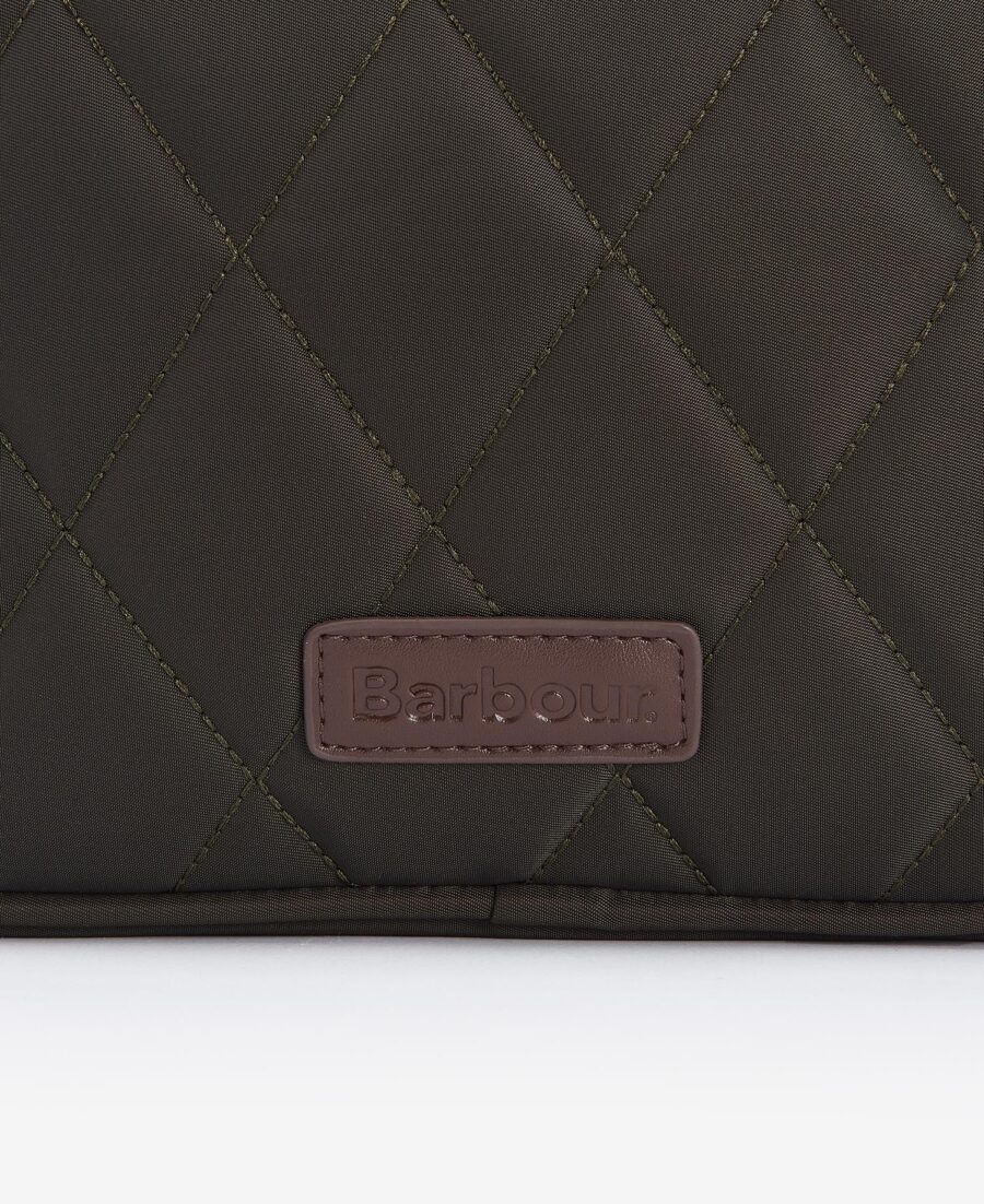 Barbour Quilted Crossbody Bag- Olive