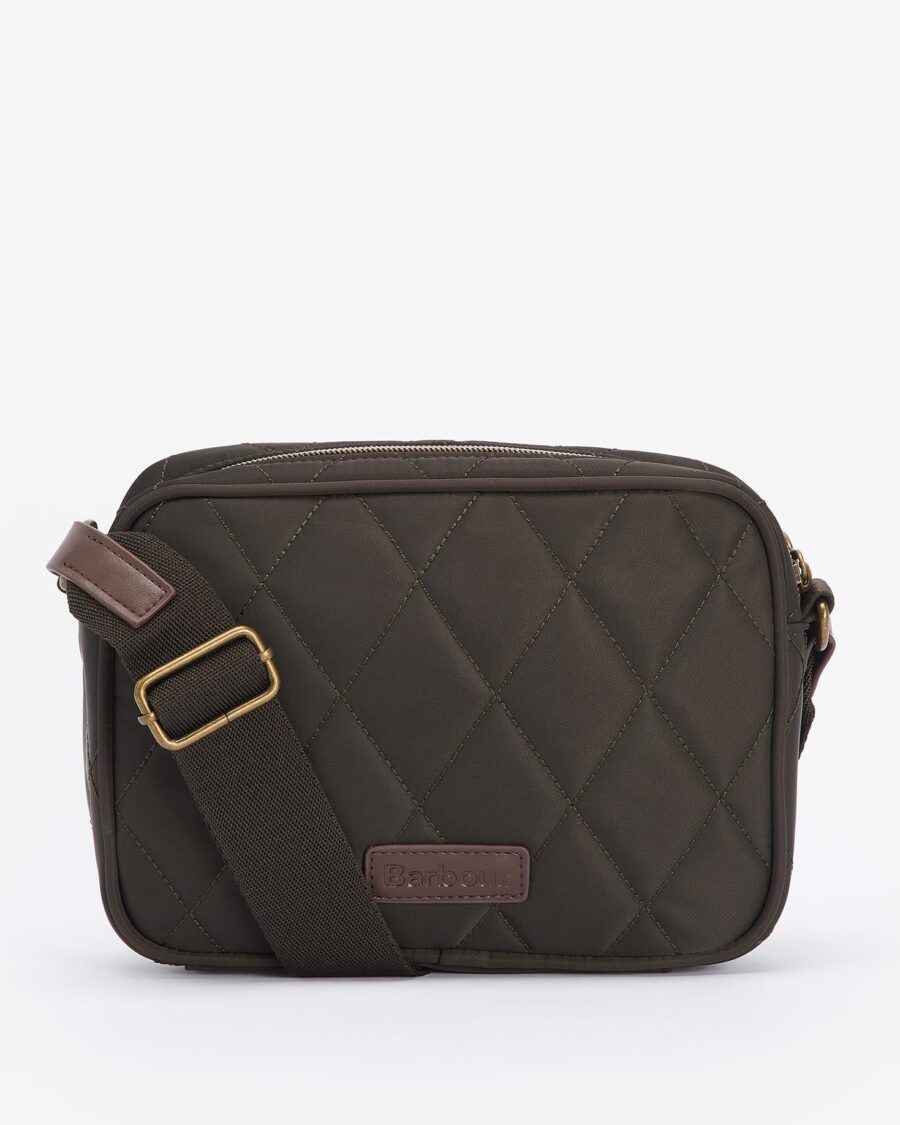 Barbour Quilted Crossbody Bag- Olive