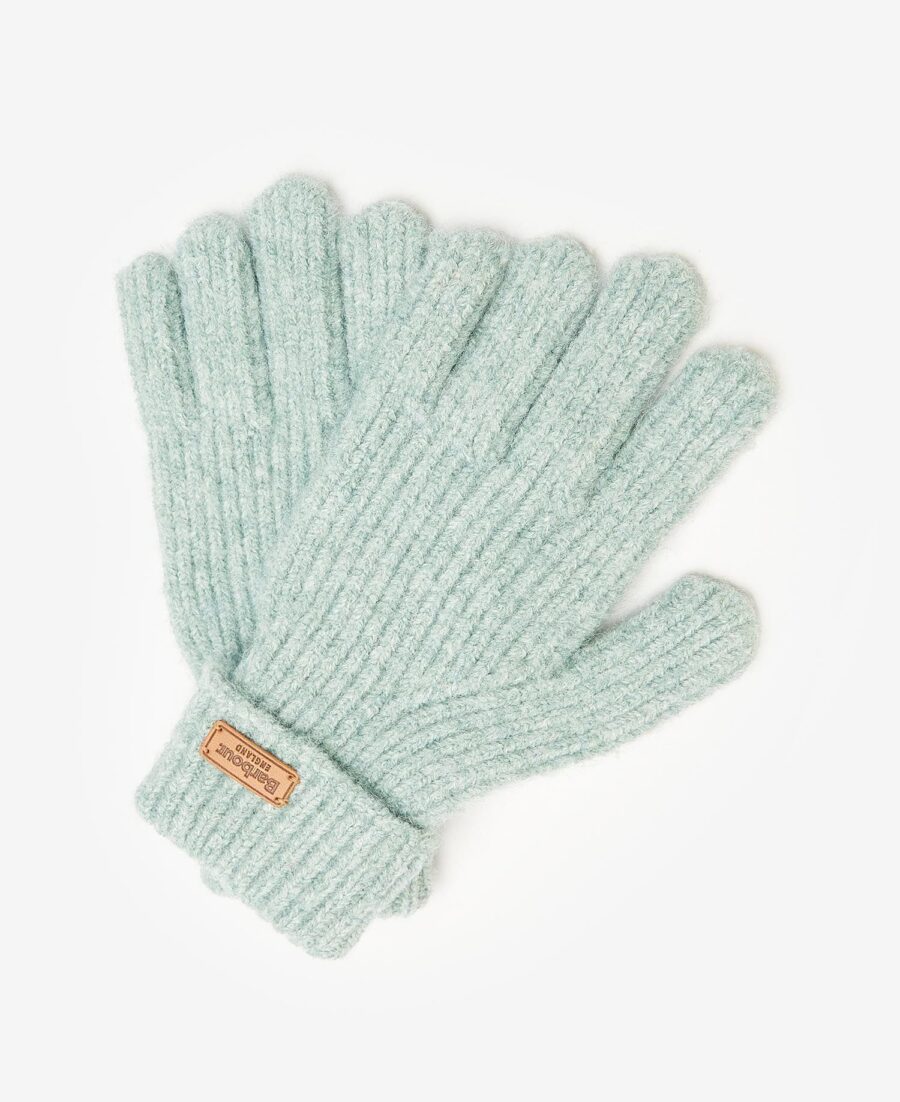 Barbour Pendle Gloves-Soft Mint