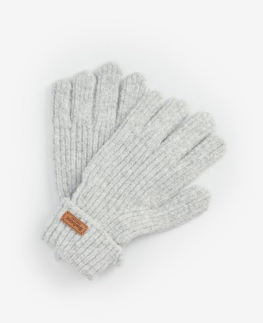 Barbour Pendle Gloves- Light Grey