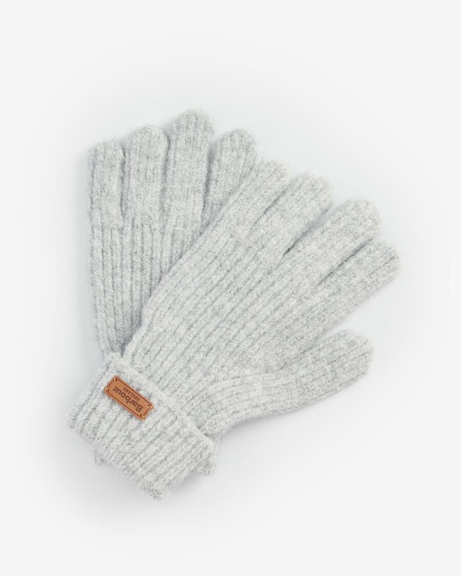 Barbour Pendle Gloves- Light Grey