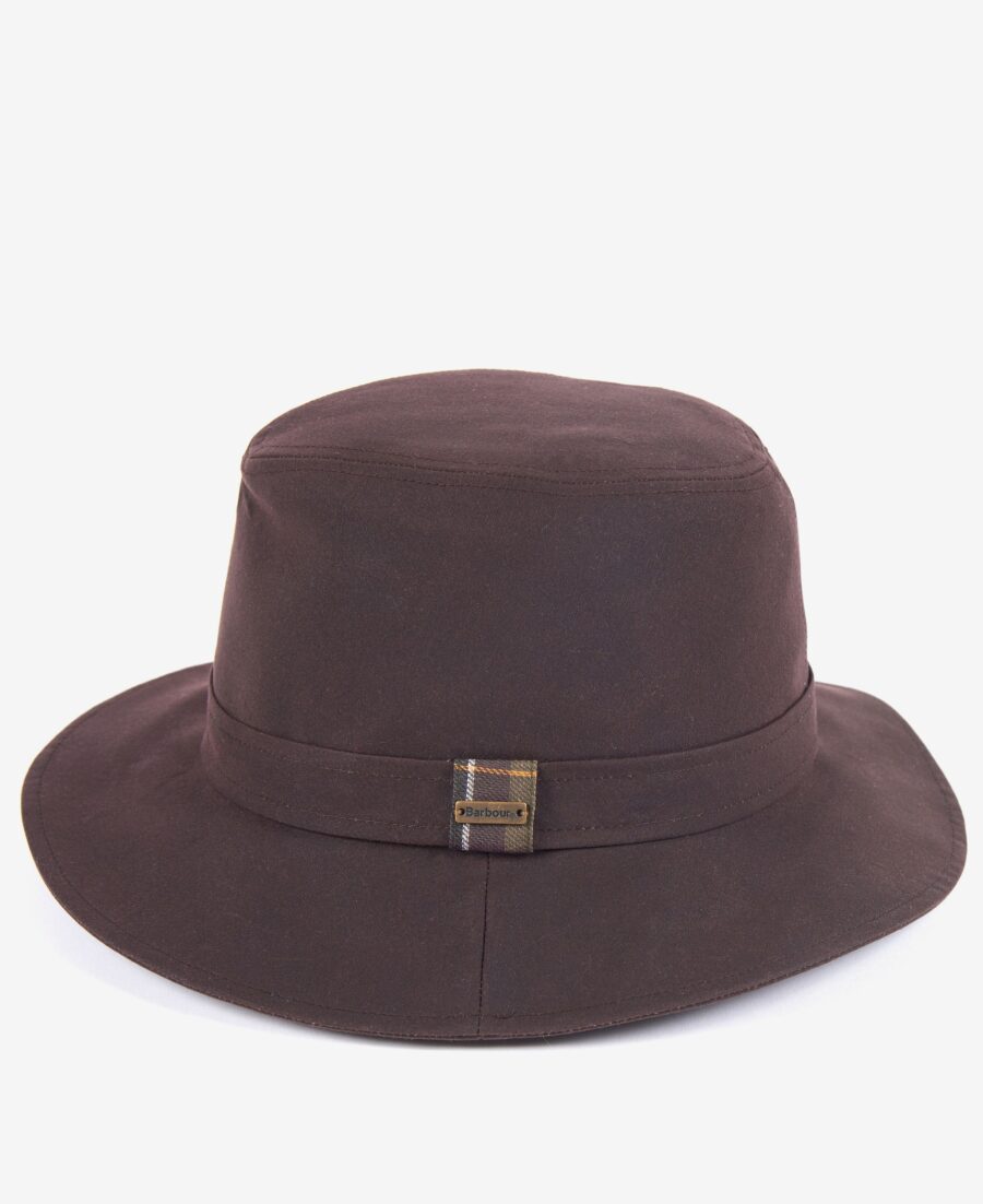 Barbour Vintage Wax Bushman Hat- Rustic