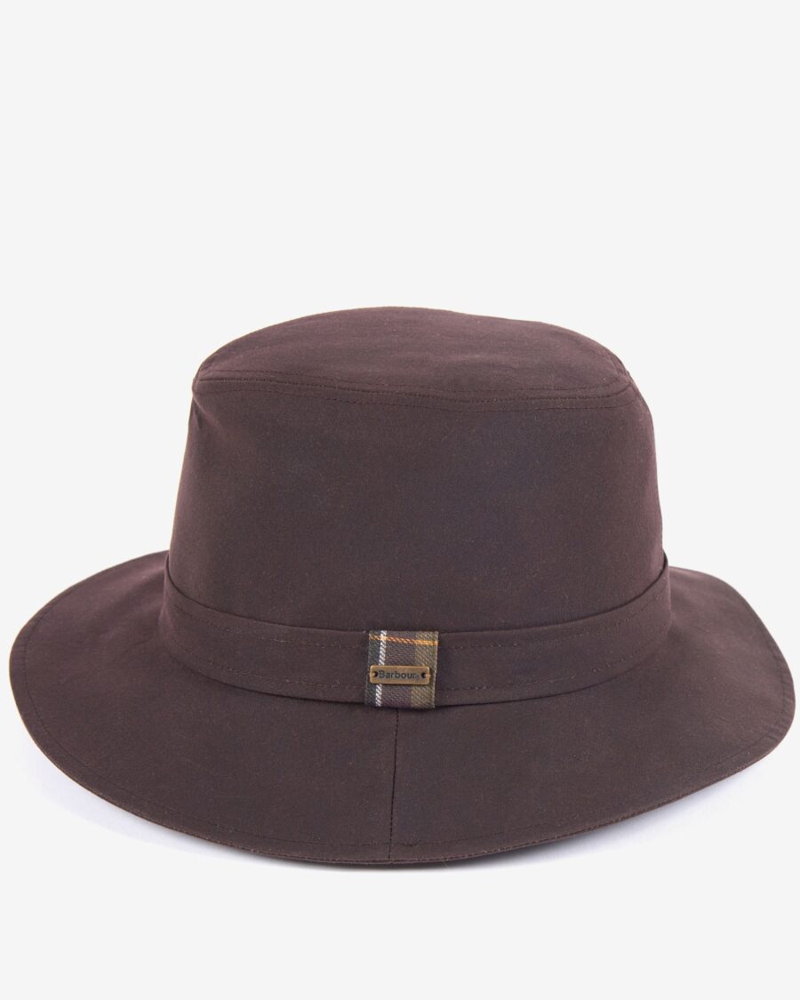 Barbour Vintage Wax Bushman Hat- Rustic