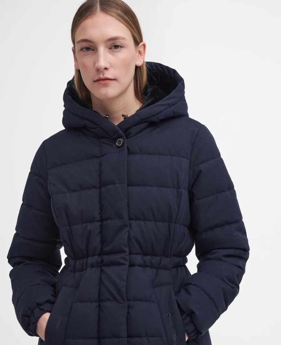 Barbour Clarence Puffer Quilt-Dark Navy