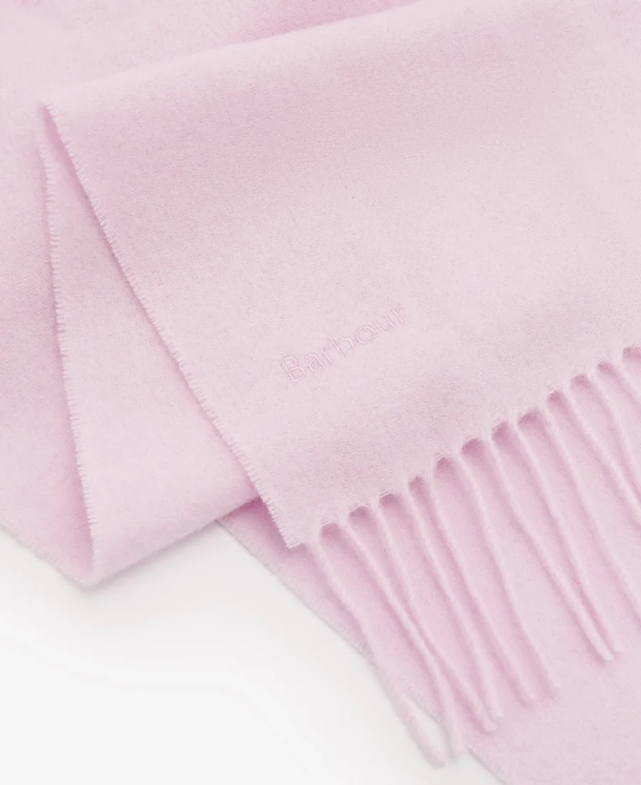 Barbour Lambswool Woven Scarf- Lavender Haze