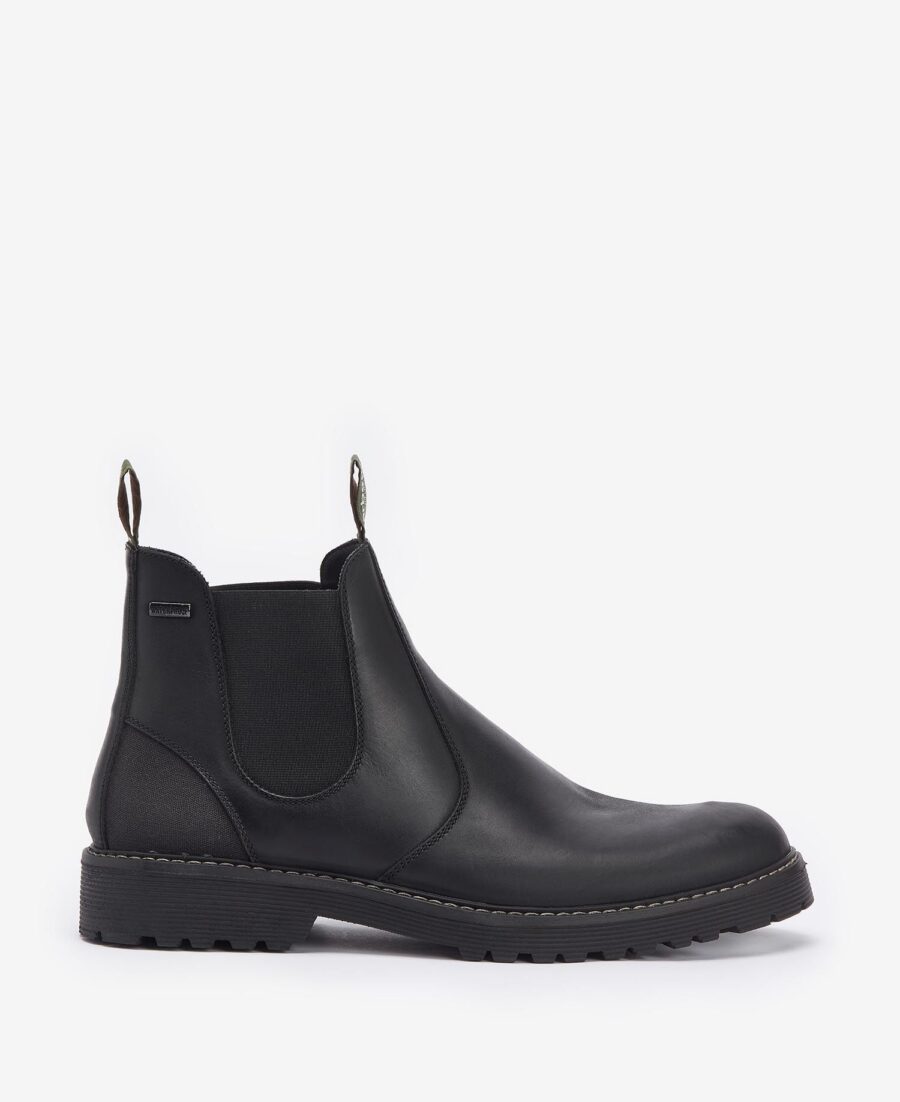 Barbour Patton Chelsea Boots- Black