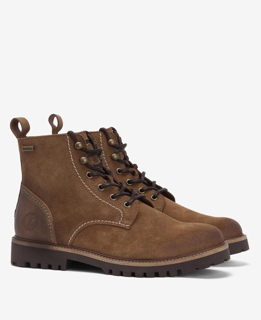 Barbour Foggy Derby Boots- Cognac