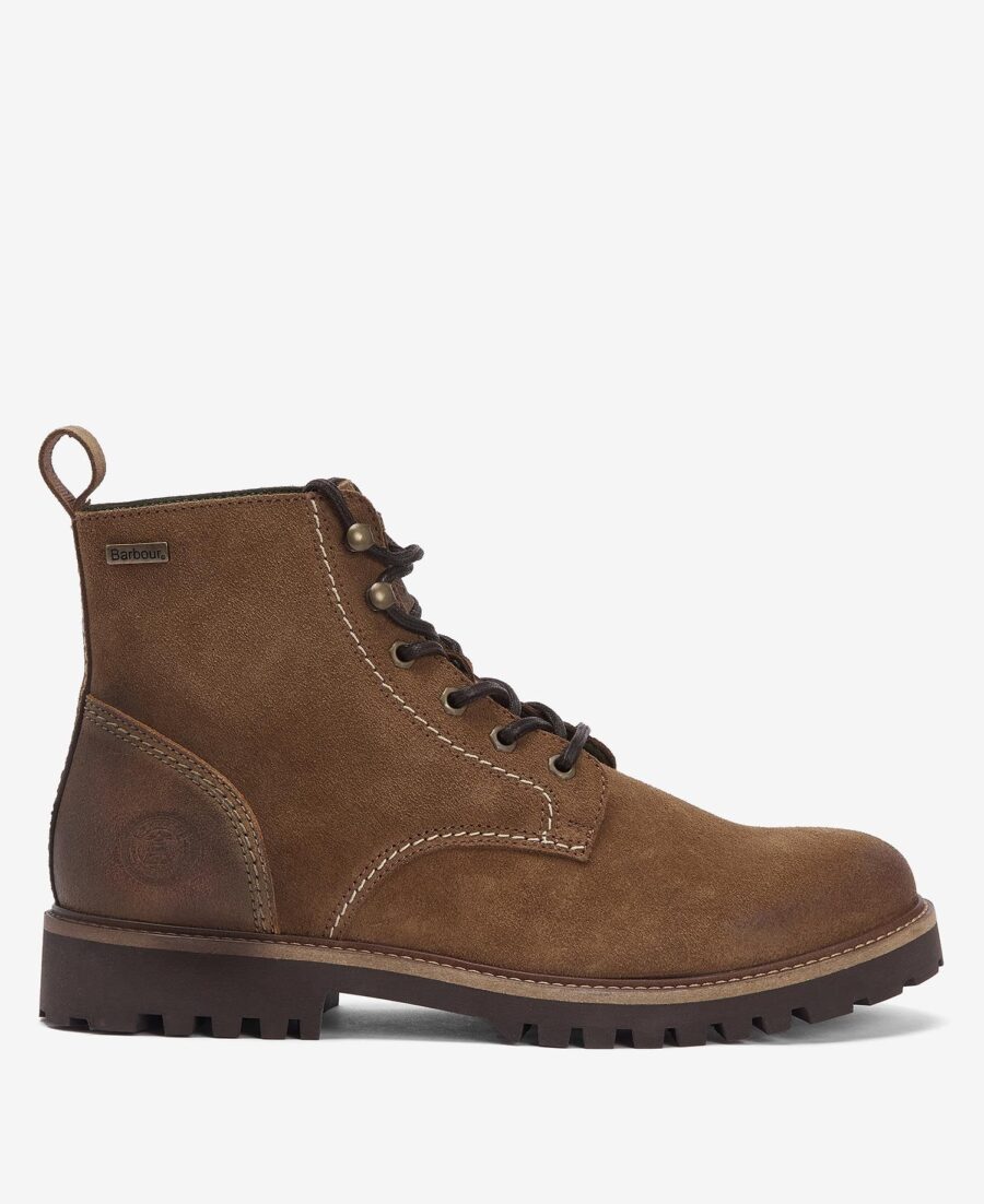 Barbour Foggy Derby Boots- Cognac