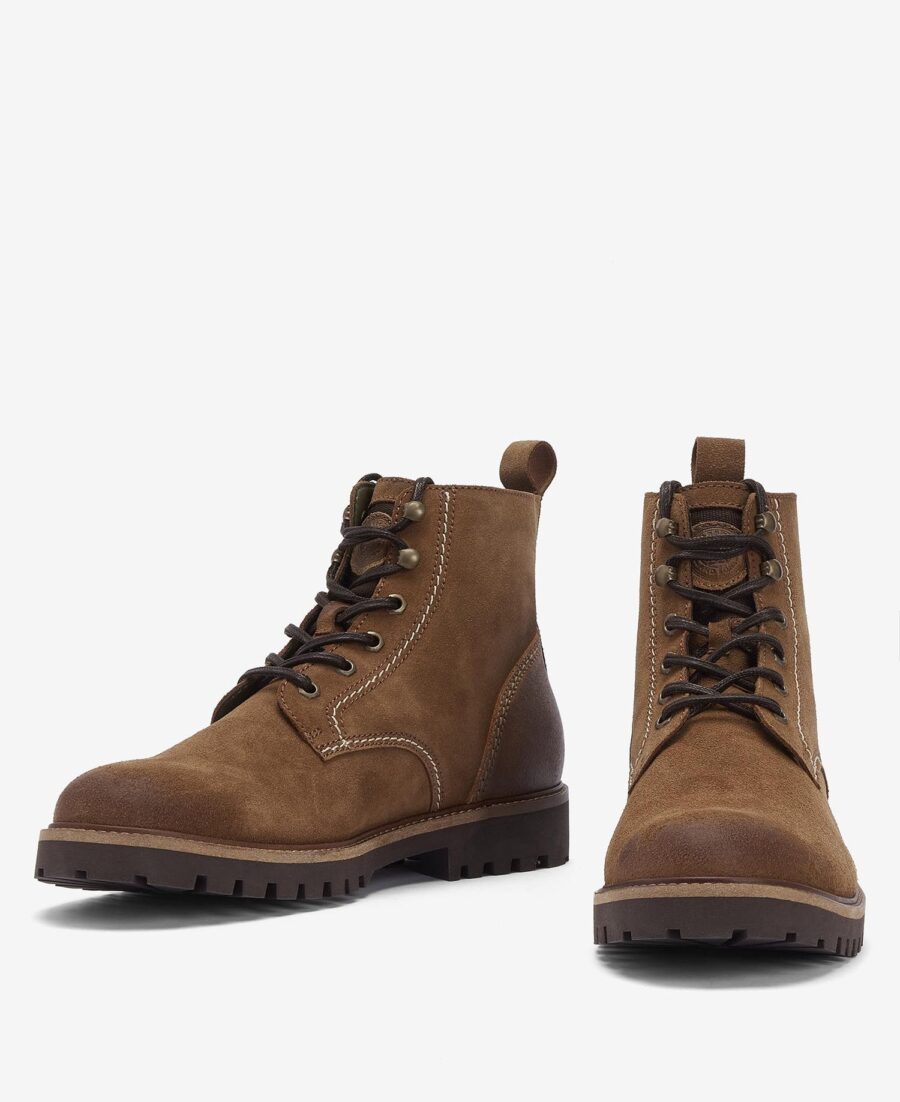 Barbour Foggy Derby Boots- Cognac