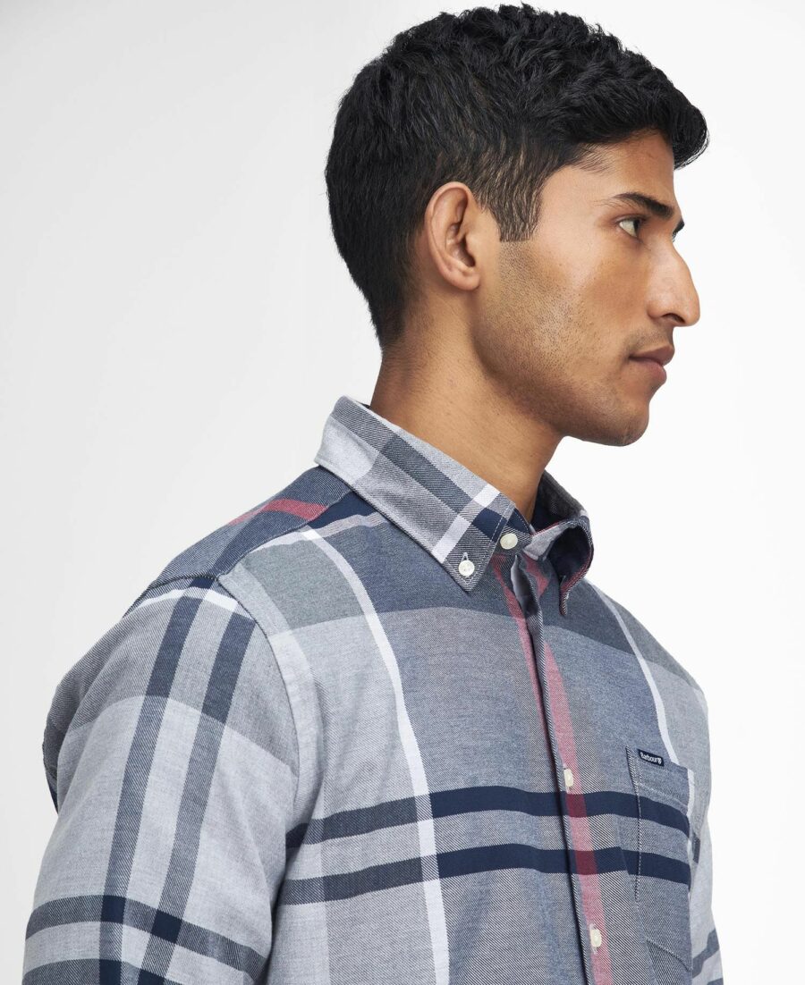 Barbour Dunoon Tailored Shirt- Blue Granite