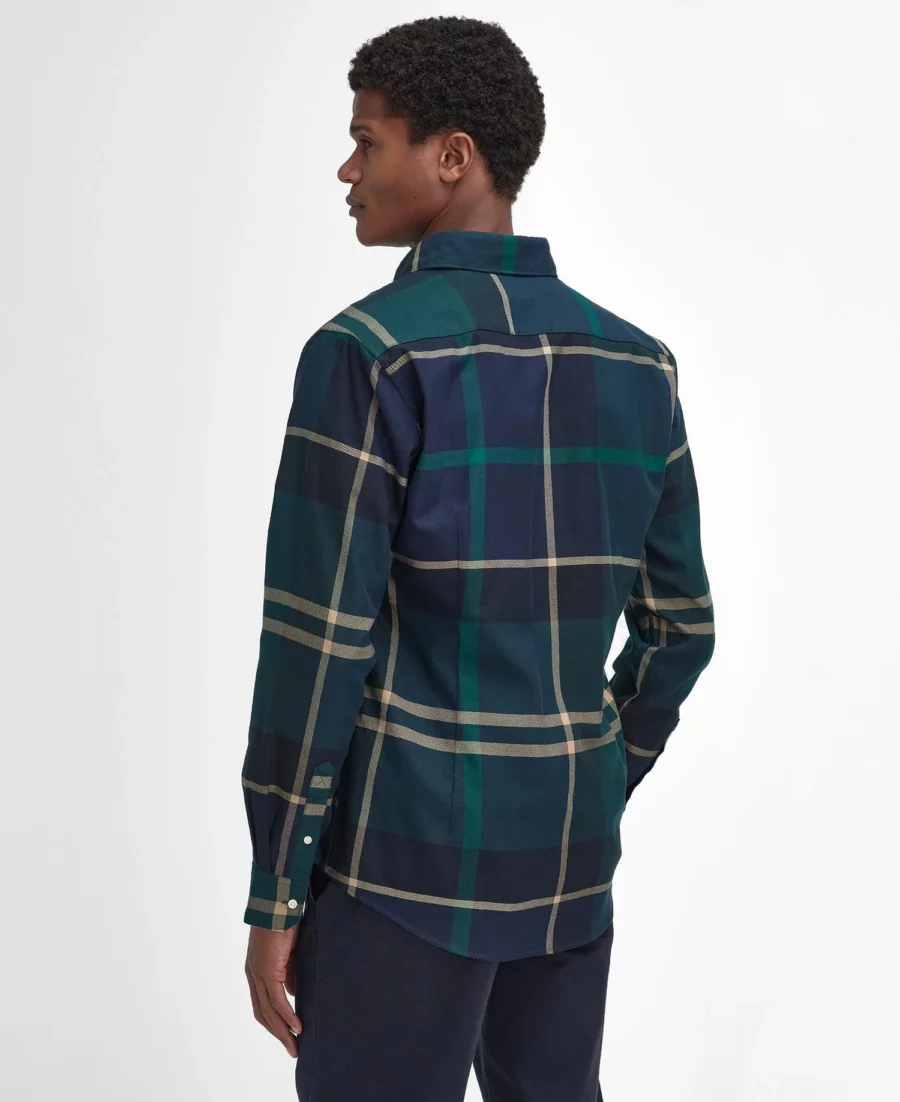 Barbour Dunoon Tailored Shirt- Green Loch