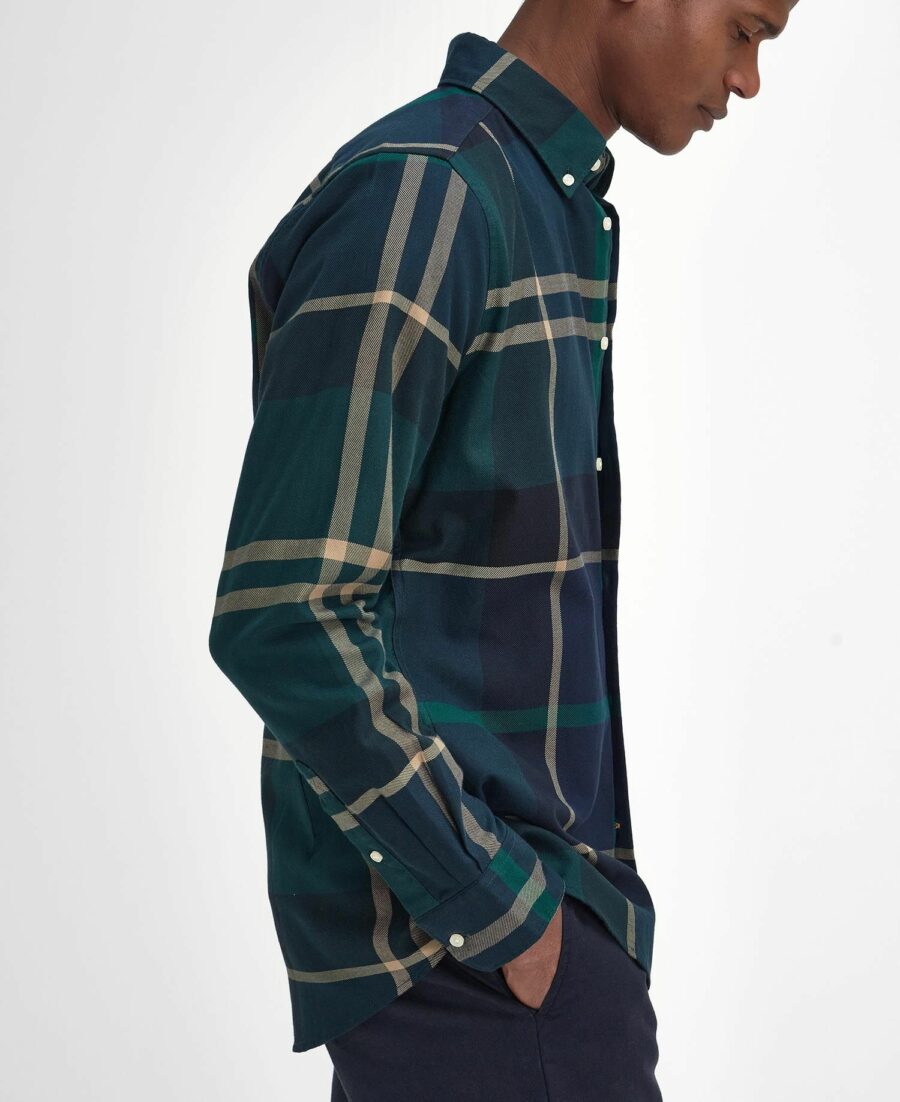 Barbour Dunoon Tailored Shirt- Green Loch