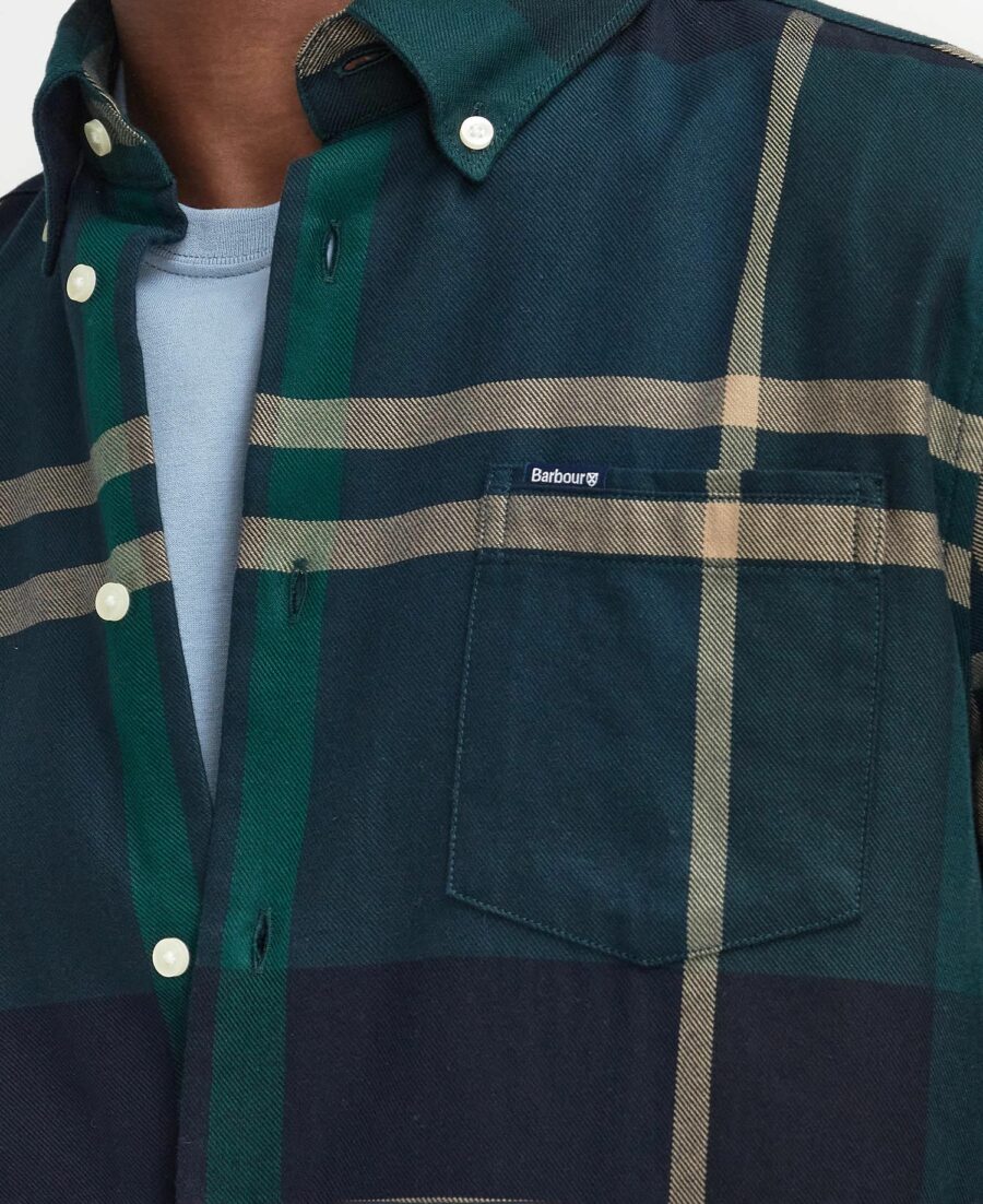 Barbour Dunoon Tailored Shirt- Green Loch