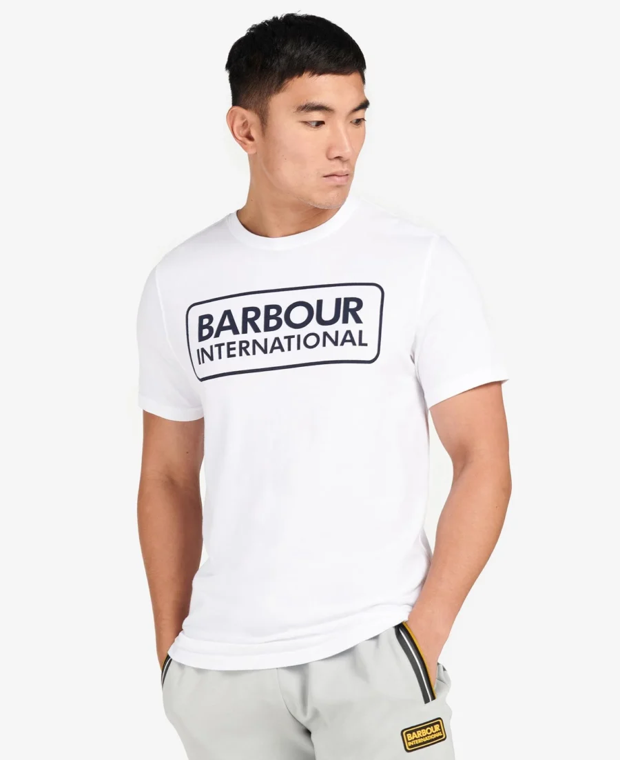 New B.Intl Essential Large Logo T-Shirt- White